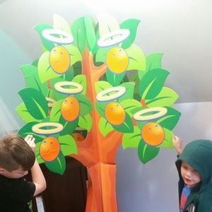 Cardboard orange tree